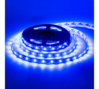Светодиодная лента 12В синяя 60led/m AVT smd3528 IP20, 1м