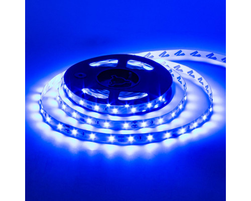 Светодиодная лента 12В синяя 60led/m AVT smd3528 IP20, 1м