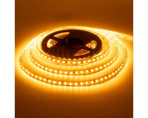 Лента светодиодная желтая 12V AVT smd3528 120LED/m IP20, 1м