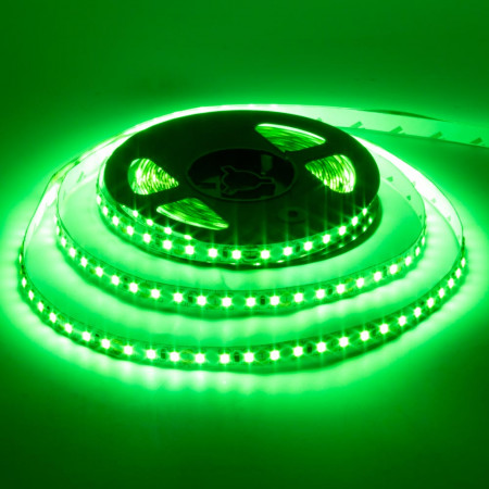Купить Светодиодная лента 12В зеленая 120led/m AVT smd3528 IP20, 1м