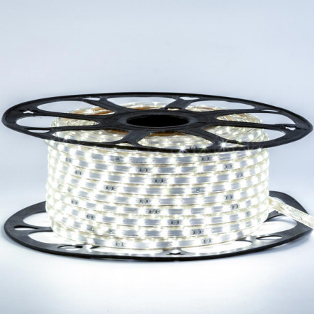 Купить Лента светодиодная белая 220V smd2835 48LED/m 6W/m IP65, 1м