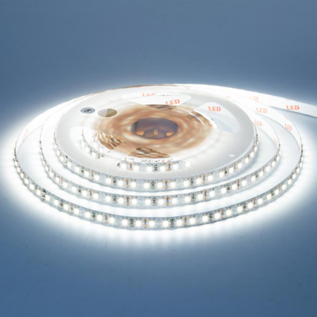 Купить Светодиодная лента 12В белая холодная 120led/m AVT New smd3528 IP20, 1м