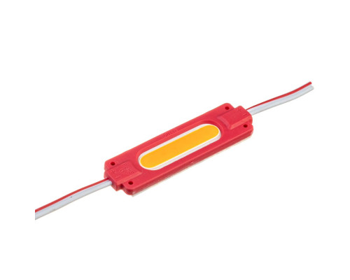 Светодиодный модуль 24В красный 1led СОВ 2W IP65