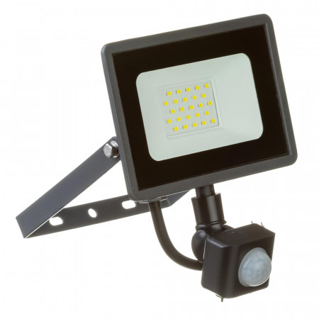 Купить LED прожектор с датчиком движения AVT 20Вт 6000К IP65