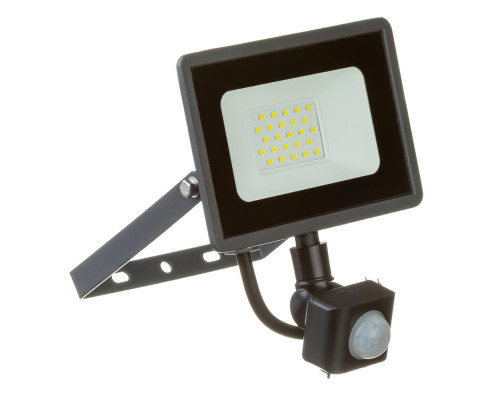 LED прожектор с датчиком движения AVT 20Вт 6000К IP65