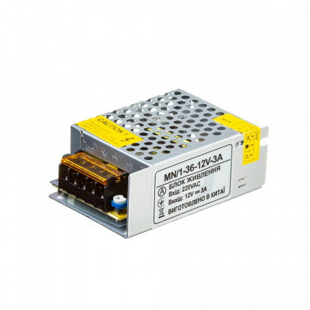 Купить Led блок питания 12V MN/1/3A 36Bт IP 20