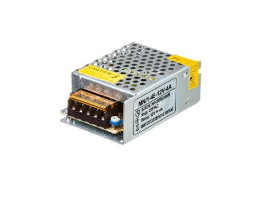 Led блок питания 12V MN/1/4A 48Bт IP 20