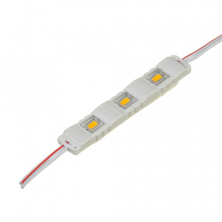 Купить Модуль МТК 12V белый тёплый 3led smd5730 1Вт IP65