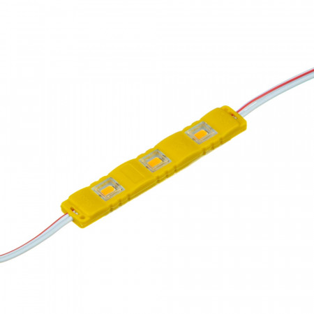 Купить Модуль светодиодный жёлтый 12в smd5730 3LED 1.5Вт герметичный