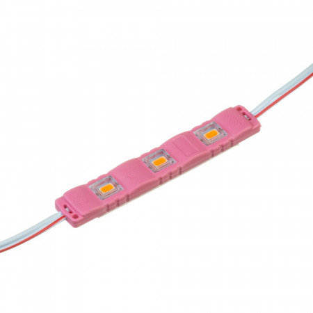 Купить Модуль светодиодный розовый 12в smd5730 3LED 1.5Вт герметичный