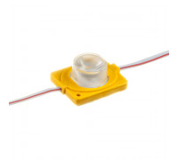 Светодиодный инжекторный модуль 12В желтый 1led smd3030 1.5W IP65