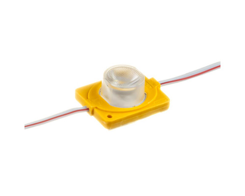 Светодиодный инжекторный модуль 12В желтый 1led smd3030 1.5W IP65