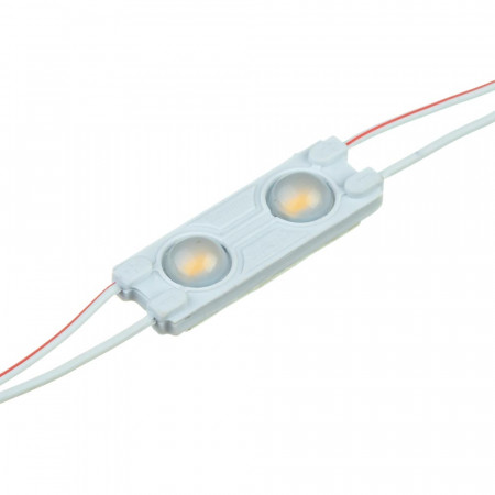 Купить Модуль МТК 12V белый тёплый 2led smd5730 1Вт IP65
