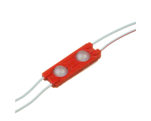 Модуль МТК 12V красный 2led smd5730 1Вт IP65