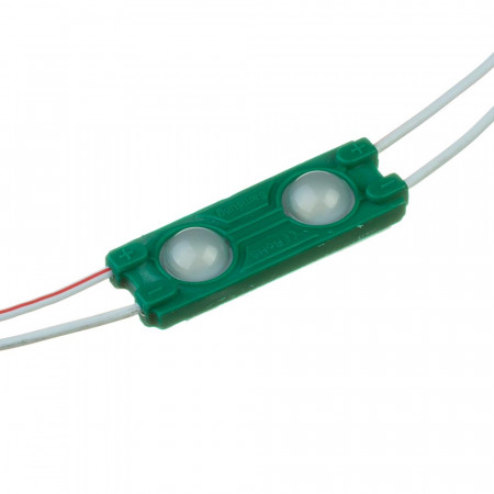 Купить Модуль МТК 12V зелёный 2led smd5730 1Вт IP65