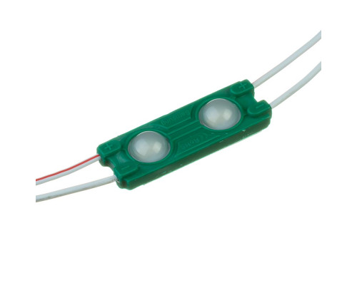 Модуль МТК 12V зелёный 2led smd5730 1Вт IP65