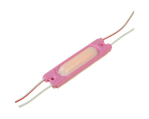 Светодиодный модуль СОВ 12 V розовый 1led 1,5W IP65