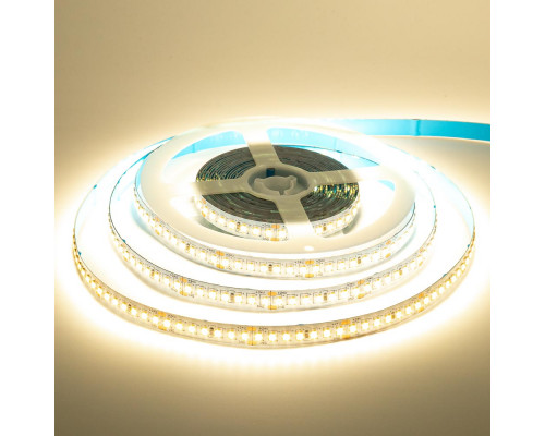 Led лента AVT 24В белая теплая smd2835 168LED/m IP20, 1м