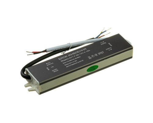 Led блок питания NEW AVT-12V IP 65 4.16А - 50W