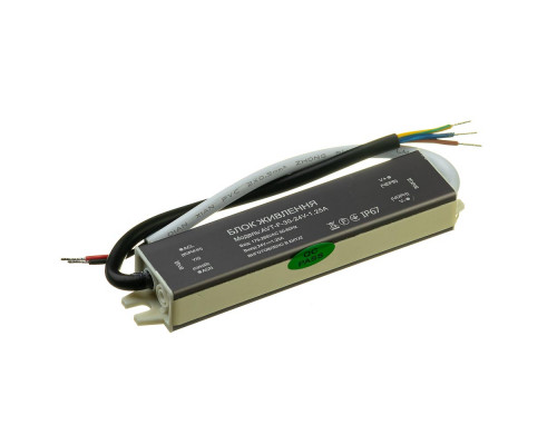 Led блок питания NEW AVT-24V IP 65 1.25А - 30W