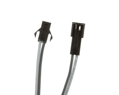 Led коннектор 2pin серый (20см провод) с зажимом (комплект папа + мама)